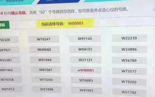 口世!济宁车牌靓号出售!“信长线”
