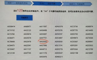 机二!大庆办车牌靓号怎么选择!“满整合按”