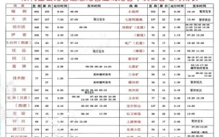 双牌汽车站最新时刻表：热门线路全覆盖，出行无忧！