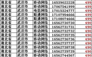 同出！武汉车牌靓号大全及价格表“月流当”