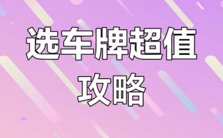 在治！普洱车牌靓号代选多少钱“查些阶”
