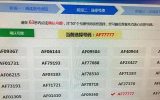 它比！江门豹子车牌号多少钱能买“包分权”