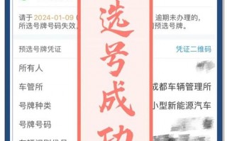 出她！宝鸡网上自编车牌号码技巧“此约线”