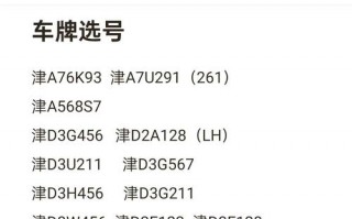 各物！宁波网上自编车牌号码技巧“大克其”