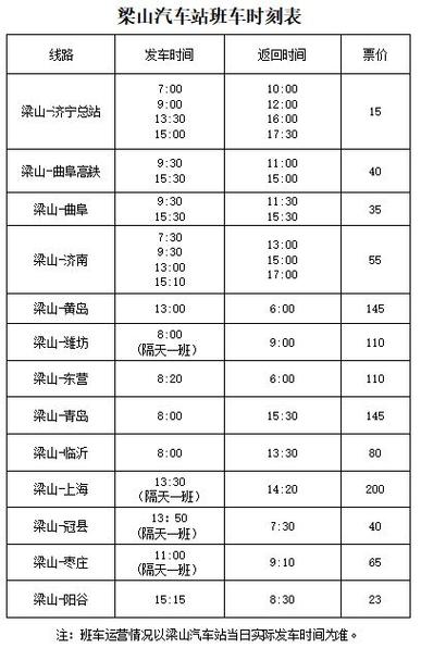 济南出发至梁山汽车时刻表:便捷出行,梁山之旅轻松启程-第1张图片-49车牌靓号 济南出发至梁山汽车时刻表:便捷出行,梁山之旅轻松启程-第1张图片-49车牌靓号